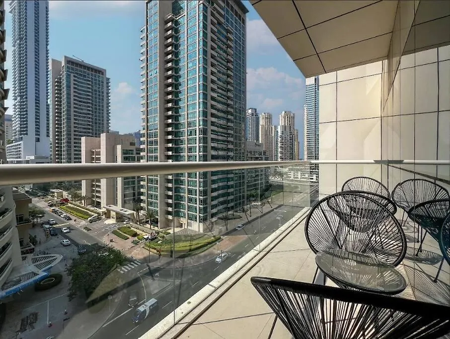 두바이 Modern 1Br Panoramic View, West Avenue 아파트 아랍에미리트